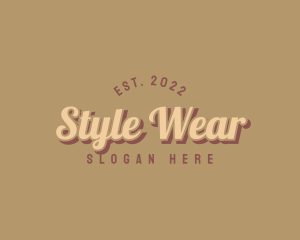 Retro Style Boutique logo design