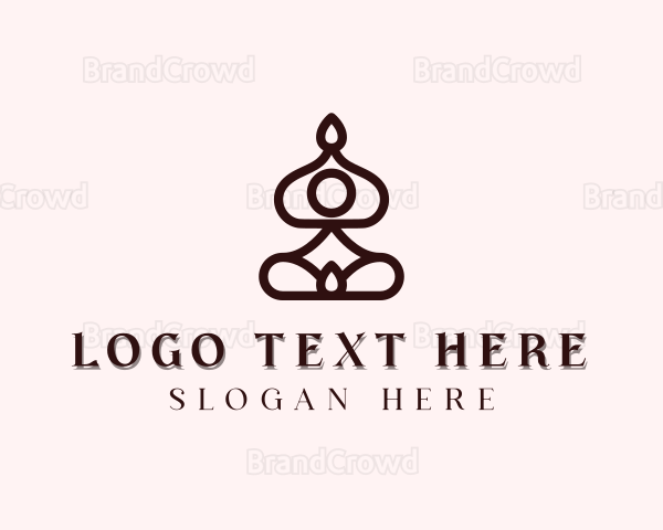 Holistic Yoga Meditation Logo