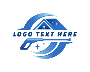 Home - Clean Pressure Washing House logo design