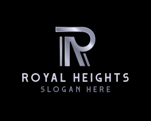 Metallic Royal Hotel logo design