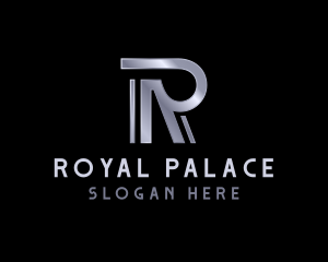 Metallic Royal Hotel logo design