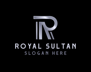 Metallic Royal Hotel logo design