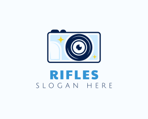 Photo Camera Lens Logo