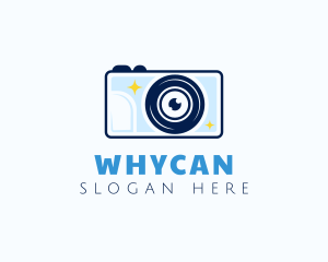 Photo Camera Lens Logo