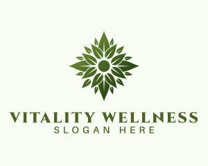 Natural Leaves Wellness logo design