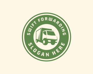 Logistics Forwarding Truck logo design