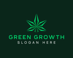 Cannabis Marijuana Weed logo design