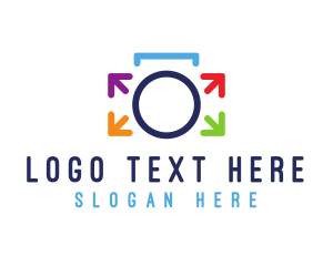 Video Conferencing - Colorful Photography Camera logo design
