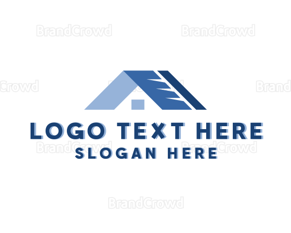 Residential House Roofing Logo