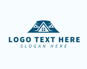 Roofing - House Roof Attic logo design