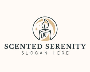 Incense - Candle Vigil Light logo design