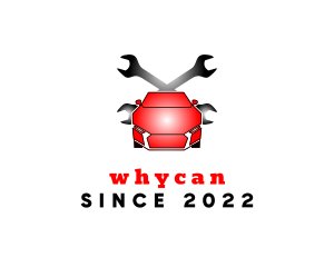 Wrench - Sports Car Mechanic logo design