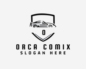 Drag Racing - Auto Shield Supercar logo design