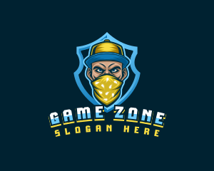 Male Thug Gaming logo design