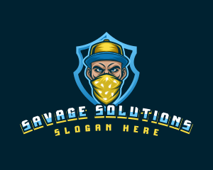 Male Thug Gaming logo design