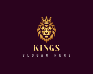 Royal Crown Lion logo design