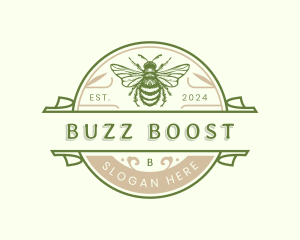 Organic Bee Honey logo design