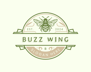 Organic Bee Honey logo design