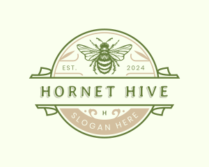 Organic Bee Honey logo design