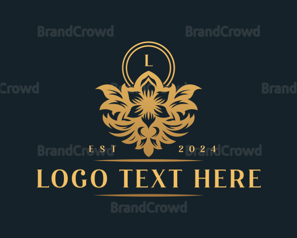 Luxury Flower Boutique Logo