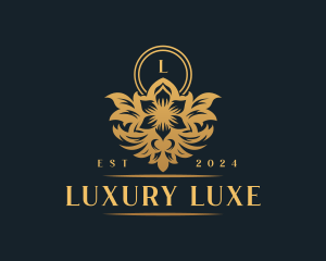 Luxury Flower Boutique logo design