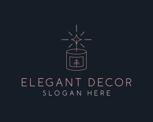 Decor - Candle Wellness Decoration logo design