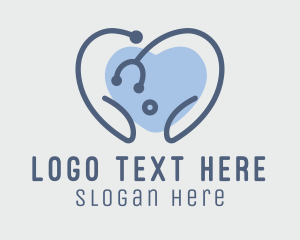 Baby - Pregnancy Stethoscope Health logo design