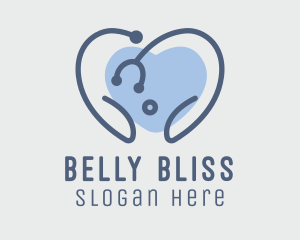 Pregnancy - Pregnancy Stethoscope Health logo design