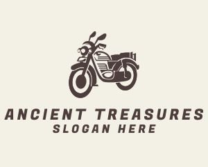 Motorbike Retro Rider logo design