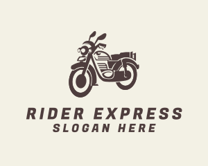Rider - Motorbike Retro Rider logo design