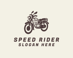 Motorbike - Motorbike Retro Rider logo design