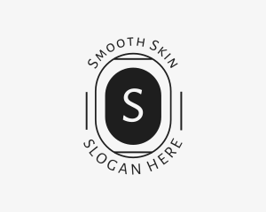 Minimalist Hipster Oval logo design