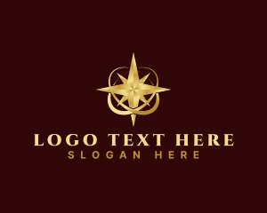 Exclusive - Premium Star Orbit Navigation logo design