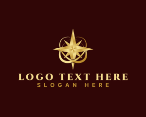 Design - Premium Star Orbit Navigation logo design