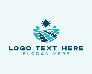 Solar - Renewable Solar Energy Power logo design