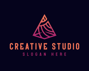 Creative Studio Pyramid logo design