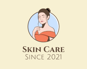 Dermatologist - Beautiful Woman Dress logo design