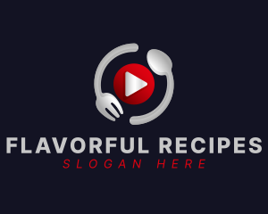 Cookbook - Spoon Fork Media logo design