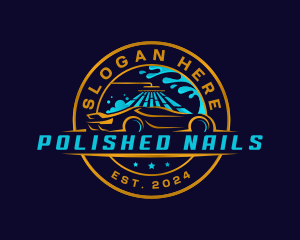 Car Wash Detailing logo design