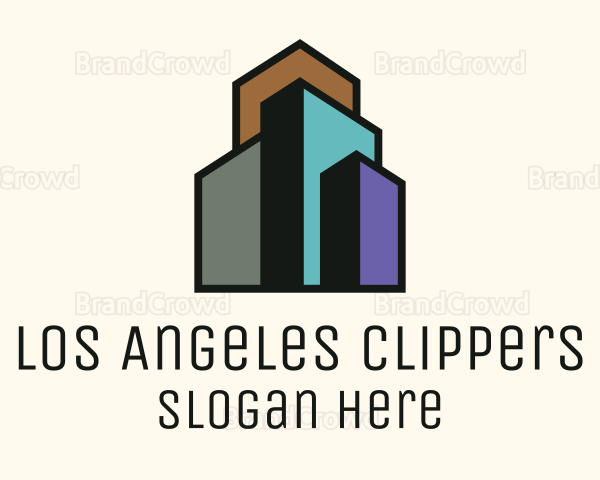 Minimalist Real Estate Building Logo