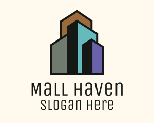 Minimalist Real Estate Building  logo design