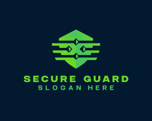 Firewall - Shield Security Cyber logo design
