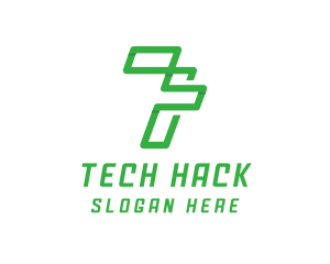 Hack - Computer Technology App logo design