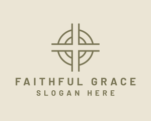 Religious - Religious Worship Cross logo design