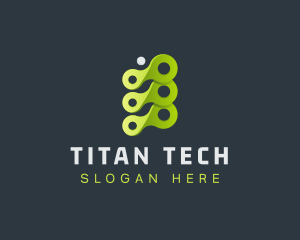 Infinity Loop Tech logo design