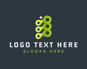 Networking - Abstract Infinity Loop Tech logo design