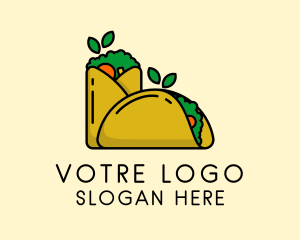 Dish - Taco Fast Food logo design