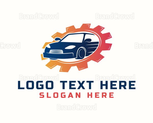 Cogwheel Gear Car Logo