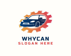 Panel Beater - Cogwheel Gear Car logo design
