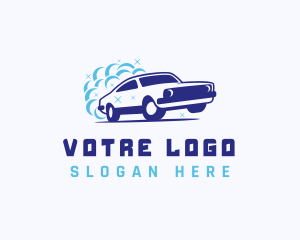 Suds - Blue Suds Car Wash logo design
